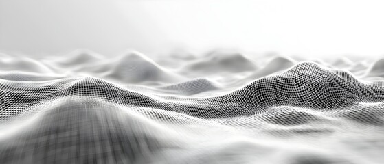 futuristic 3d wireframe structure representing the layout and design of a website or digital interfa