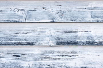 Weathered rustic painted white gray wooden wall. Faded wood panels. Old fence. Rustic charm home decor. Shabby chic design.  Pattern for wallpaper, backgrounds, banners. Seamless texture. Copy space