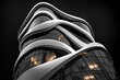 © Firefly - Minimalistic, black and white architectural drawing of a modern skyscraper, contemporary, precision, architectural design, visual geometry :: clean lines, abstract composition, visual elegance