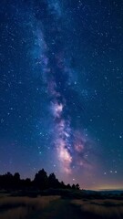 Wall Mural - moving starry sky