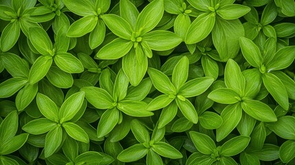 Canvas Print - Lush Green Foliage Texture