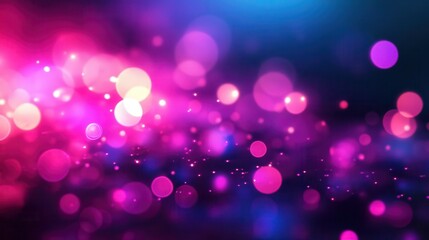 Wall Mural - Abstract Blurred Background with Pink and Blue Lights