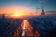 © Luba - Sustainable French Urban Life at Dusk