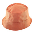 © faical - A bright orange bucket hat, perfect for a sunny day.