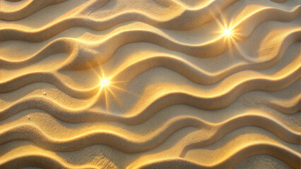Wall Mural - seamless sand texture with coastal patterns in light colors and bright lighting