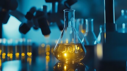 An advanced chemistry experiment with AI-driven chemical reactions and digital analysis tools