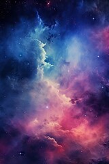 Canvas Print - Cosmic clouds in space