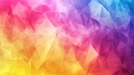 Wall Mural - Abstract Polygonal Colorful Background