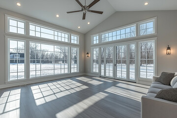 Wall Mural - room with a window