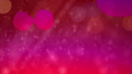 Wall Mural - animation of pink and red shapes moving on red background