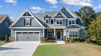 Wall Mural - A Beautiful Modern Two-Story Home