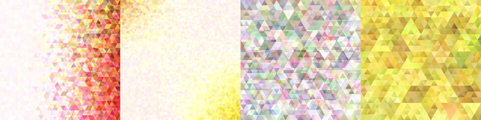 Wall Mural - abstract triangle polygon backgrounds with opacity