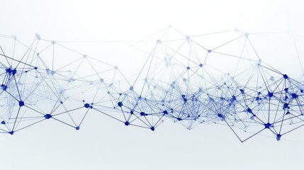 Poster - Abstract blue network design