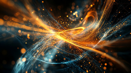 Wall Mural - Cosmic_energy_string_background