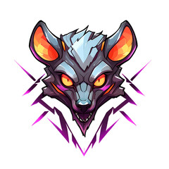 Sticker - Fierce Digital Fox Head