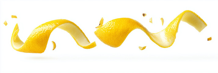 Poster - Falling Twisting Lemon Peel