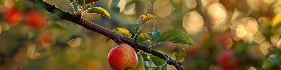 Sticker - A developed graft connected to an adult apple tree