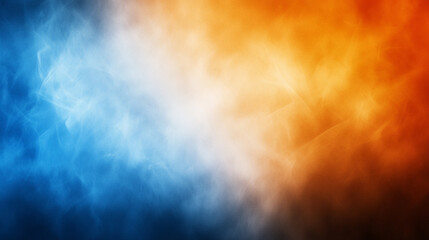 Abstract blur of orange and blue gradient background, evoking a sense of calm and creativity. Ideal for conveying energy, transformation, and artistic inspiration