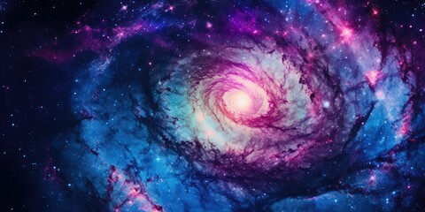 Canvas Print - A swirling galaxy of stars