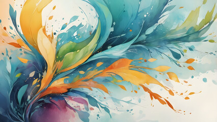 Wall Mural - an abstract natural background generative ai