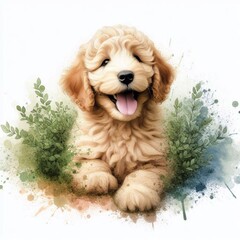 Wall Mural - Golden Doodle