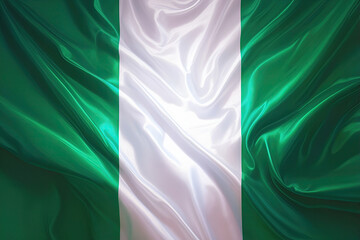 Wall Mural - nigerian flag for national Day or Independence Day of nigeria