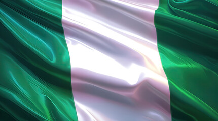 Wall Mural - nigerian flag for national Day or Independence Day of nigeria