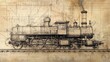 © Tumelo - Vintage technical drawings of early steam engines