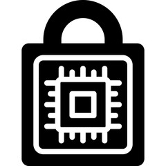 Sticker - smart padlock icon