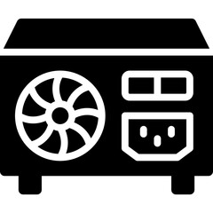 Sticker - power supply icon