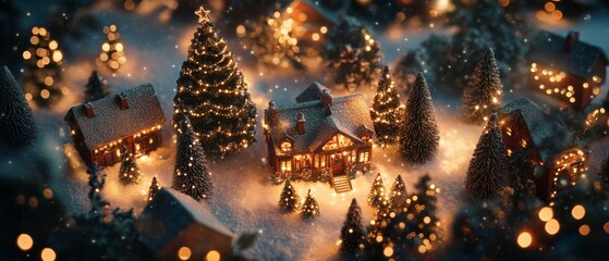 Wall Mural - merry christmas and happy new year bright colorful composition. xmas background with festive decorat