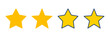 © AAVAA - Star Icon vector. rating icon vector. favourite star icon