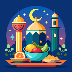 Wall Mural - mosque in the night