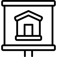 Poster - property board icon