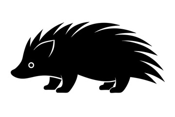 Wall Mural - porcupine animal ,porcupine silhouette,porcopine icon