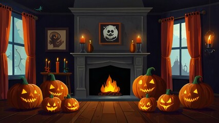 halloween pumpkin lantern