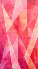 Abstract geometric pink and red pattern