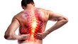 © Michael - Man suffering from a lower back pain on transparent background