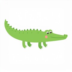 Sticker - crocodile alligator illustration isolated on white