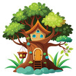 © Mustain - Treehouse vector illustration