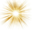 © SHOHID Graphics - Radiant Sunburst Light Overlay with Golden Rays on white and transparent background.