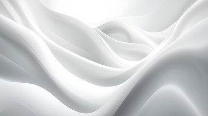 elegant abstract white and light gray wave design featuring modern soft luxury texture with smooth, 