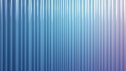 Abstract background design with reeded glass effect, 3d render