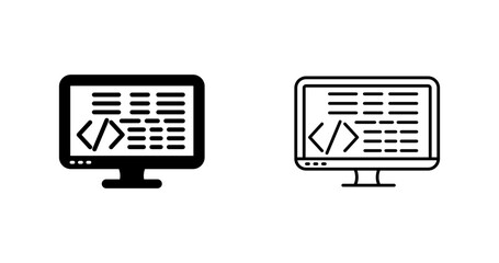 Coding Vector Icon