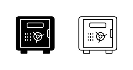 Wall Mural - Safe Box Vector Icon