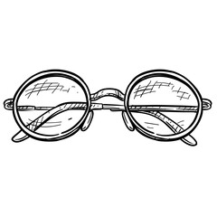 Sticker - sunglasses handdrawn illustration