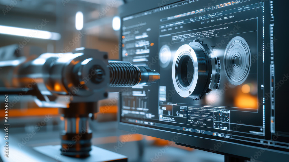 A 3D model of product is displayed on screen, showcasing detailed ...