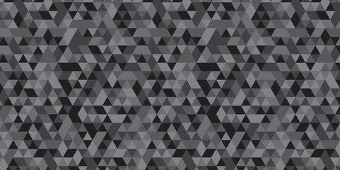 Wall Mural - Abstract triangle black and gray style graphic polygon square gradient tile concept tile beautiful triangular retro web origami paper texture. geometric gradient vintage concept background.