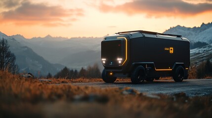 AI-guided autonomous delivery vehicles in rural areas: Drones and autonomous trucks delivering supplies in isolated locations.