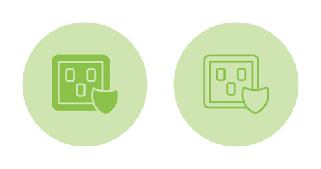 Sticker - Surge Protector Vector Icon